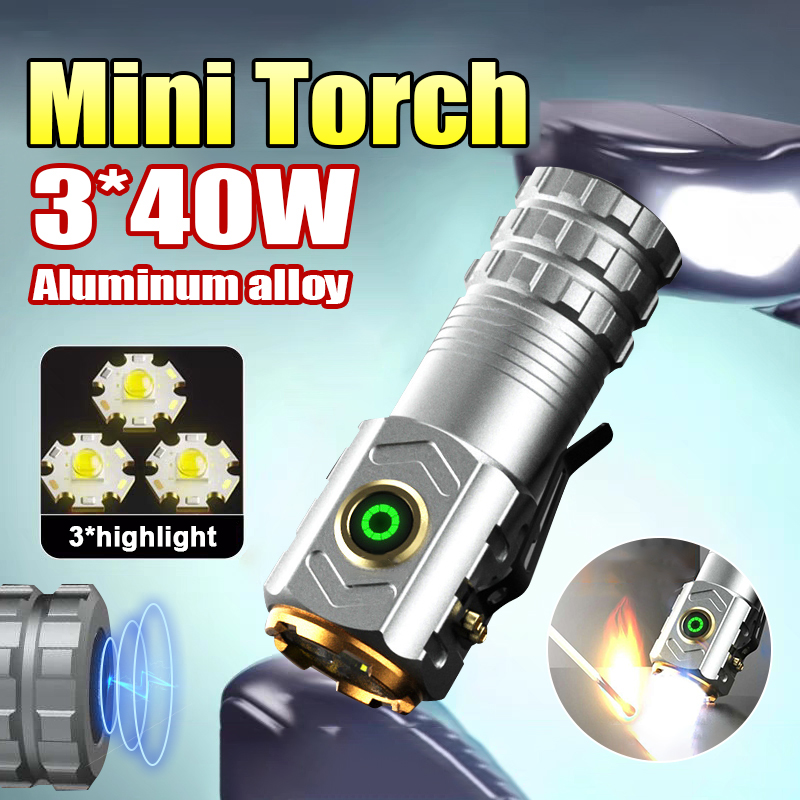 Outdoor Adventure Hunt - Super Powerful Spotlight Ignition Flashlight Mini