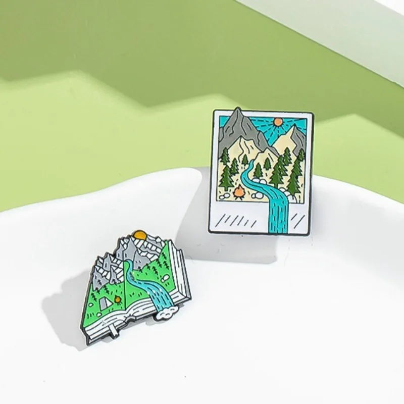 Adventure-Themed Enamel Pins:  - огляд і ціна Outdoor Adventure Friends