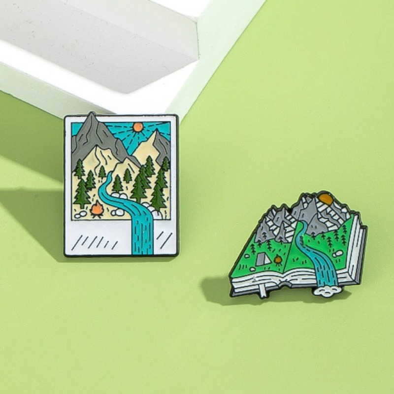 Adventure-Themed Enamel Pins:  - огляд і ціна Outdoor Adventure Friends