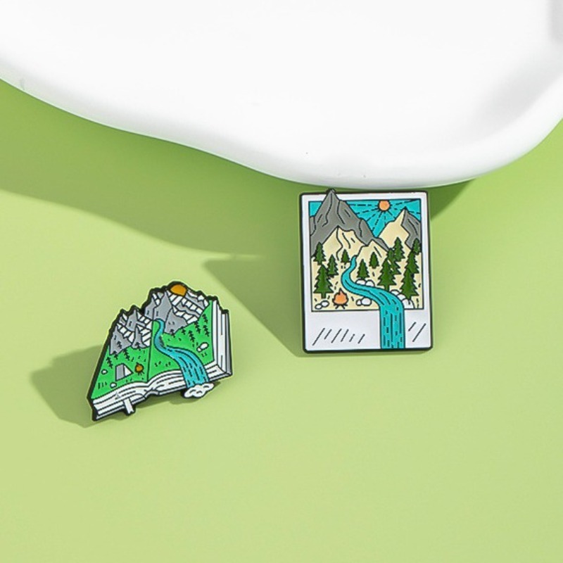 Adventure-Themed Enamel Pins:  - огляд і ціна Outdoor Adventure Friends
