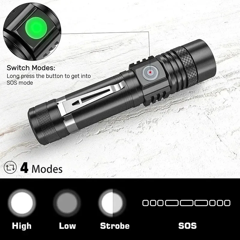 Rechargeable T6 Handheld Flash - огляд і ціна Outdoor Adventure Hunt