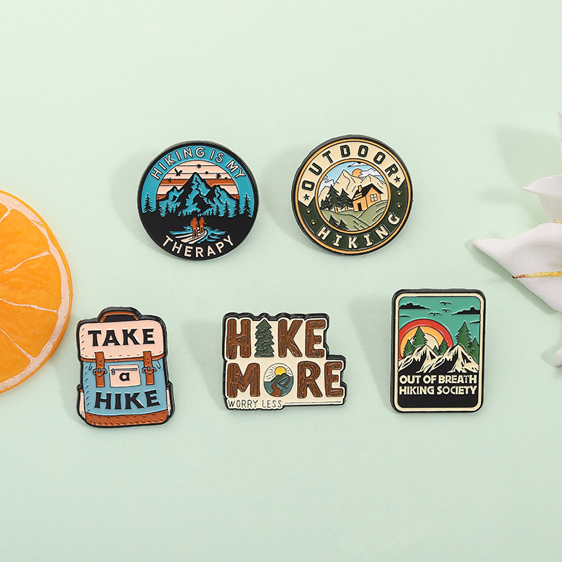 5pcs/set Outdoor Hiking Enamel - огляд і ціна Outdoor Adventure Friends