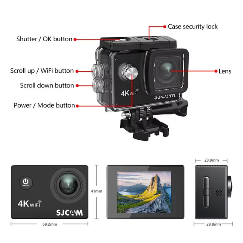 SJCAM SJ4000 Air 4K Recording  - огляд і ціна Outdoor Adventure Images