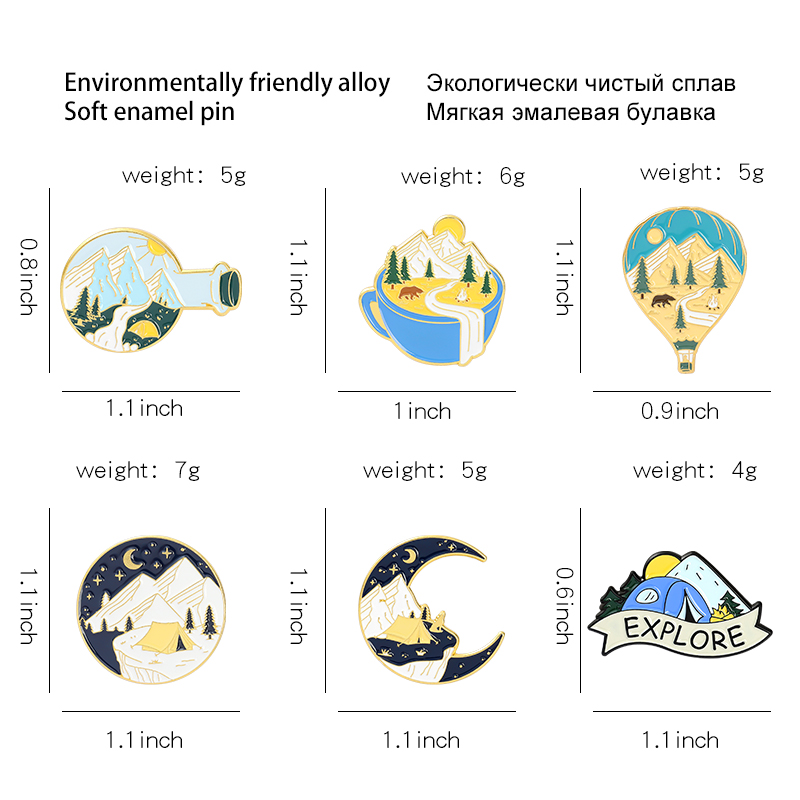 Camping Adventure Enamel Pins  - огляд і ціна Outdoor Adventure Friends