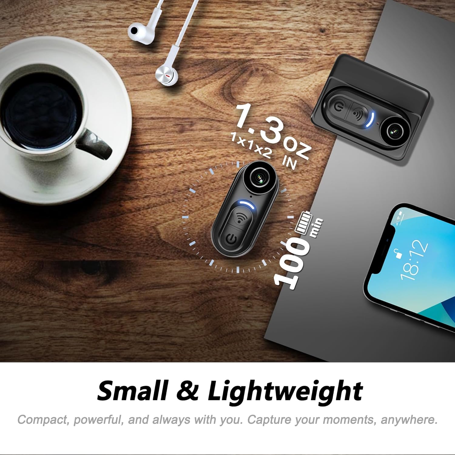 4K Compact Body Camera with 6- - огляд і ціна Outdoor Adventure Images