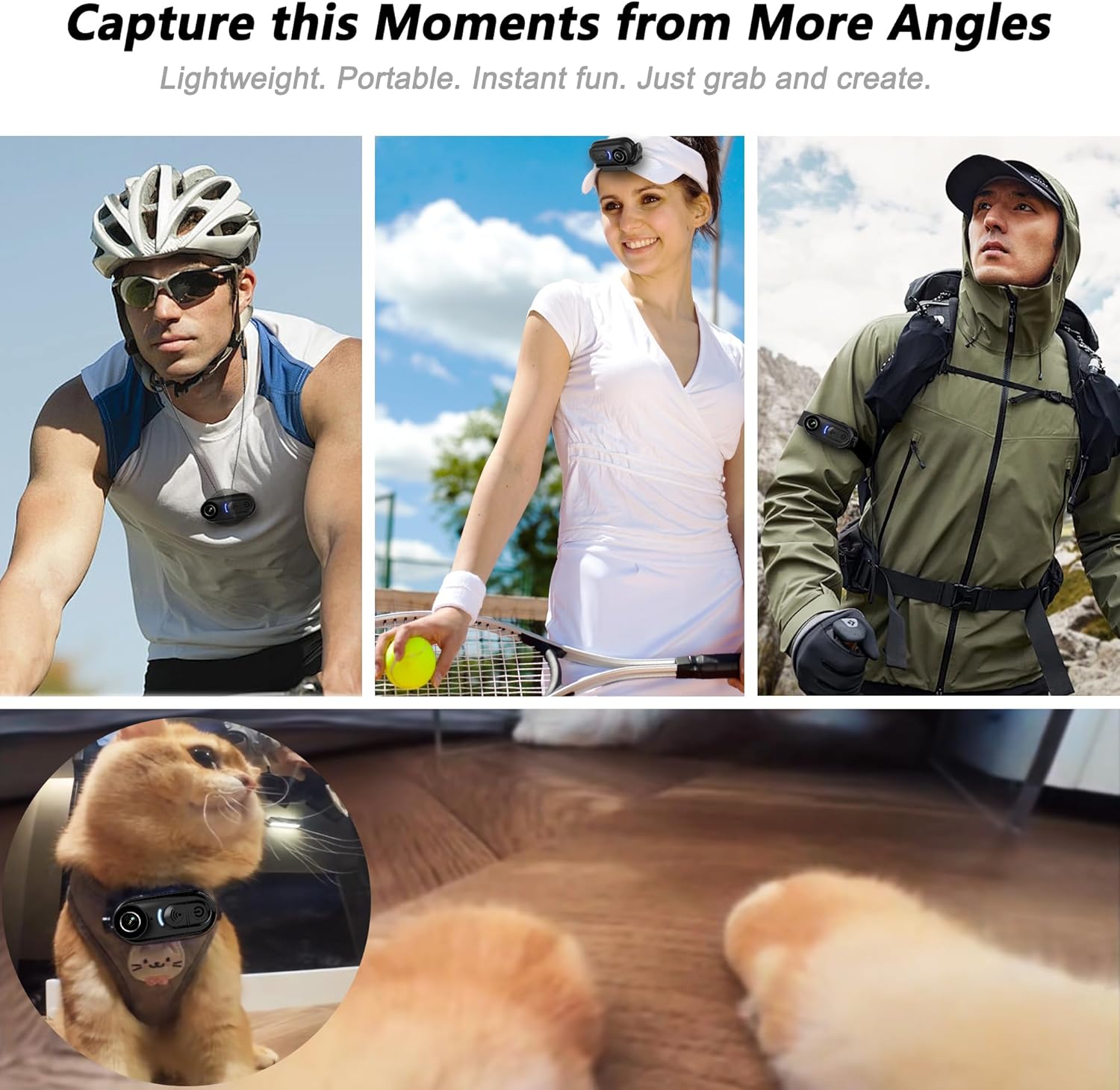 4K Compact Body Camera with 6- - огляд і ціна Outdoor Adventure Images