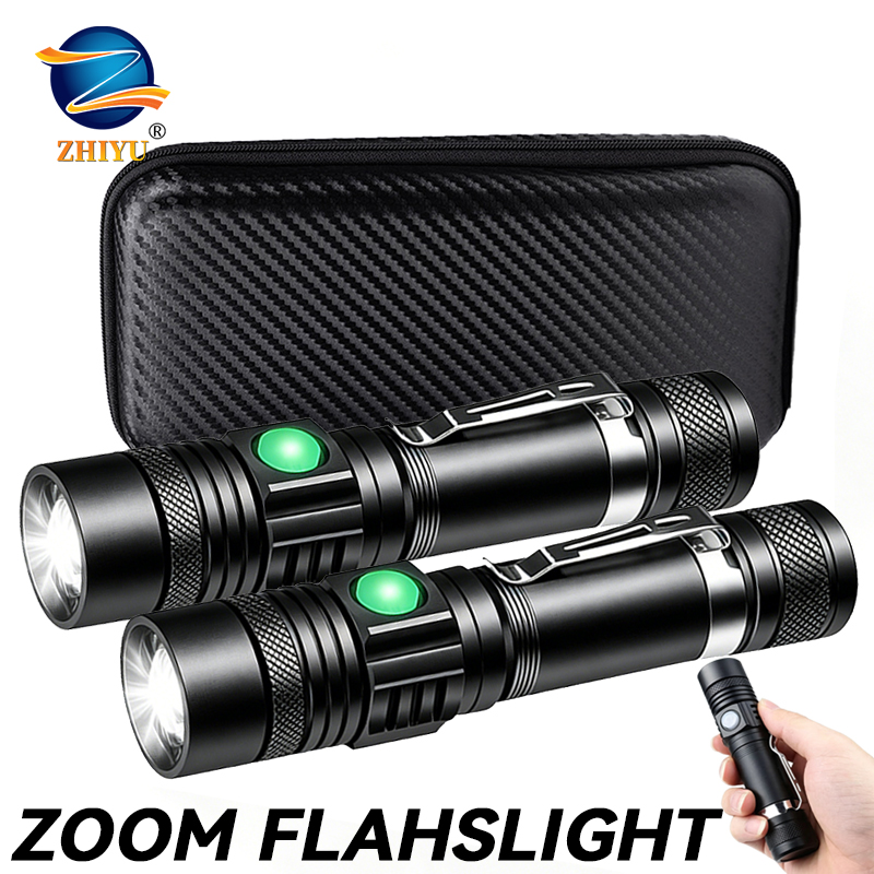 T6 LED Rechargeable Flashlight - огляд і ціна Outdoor Adventure Hunt