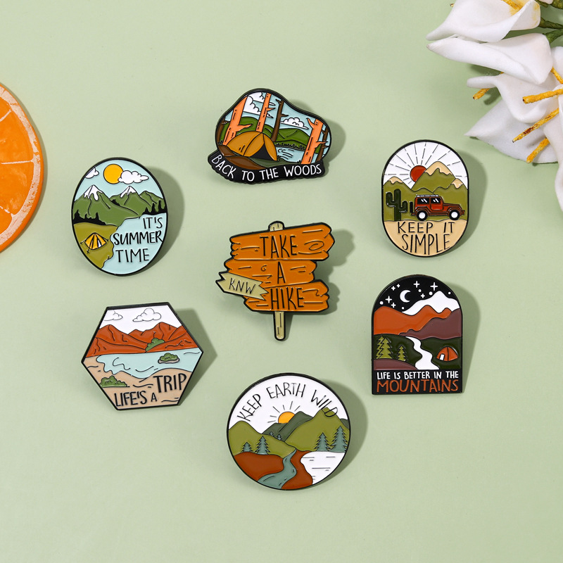 Camping Outdoors Enamel Pins C - огляд і ціна Outdoor Adventure Friends