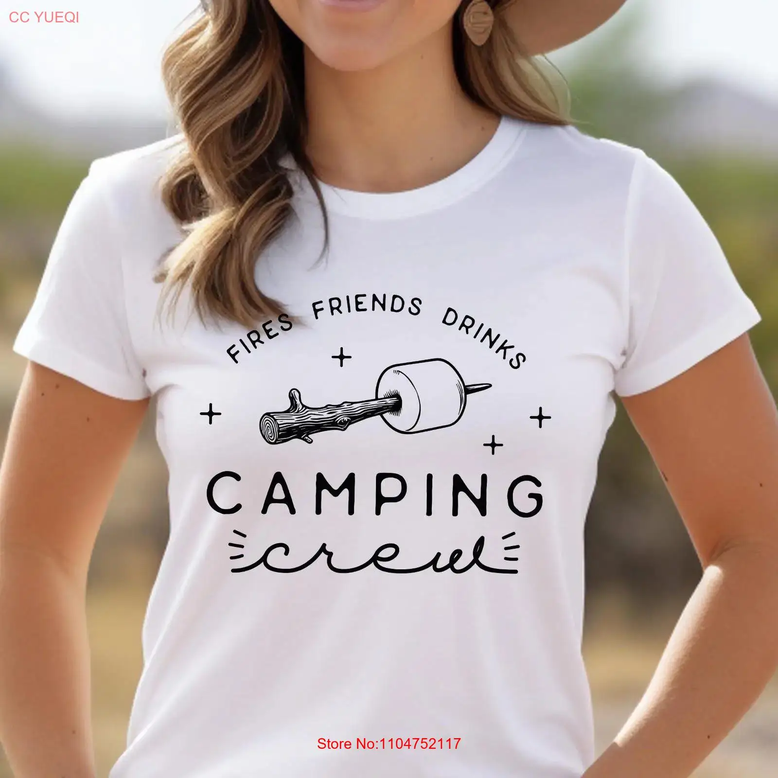 Camping Crew T Shirt Fires Fri - огляд і ціна Outdoor Adventure Friends